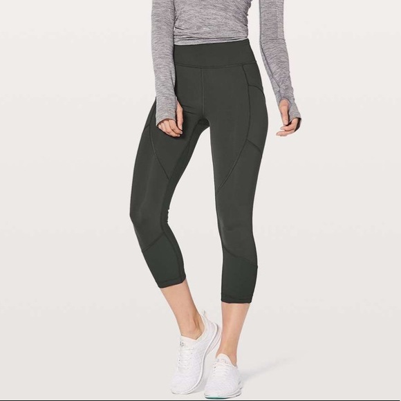 lululemon athletica Pants - NWT- Lululemon Game Point Crop 23- Deep Coal